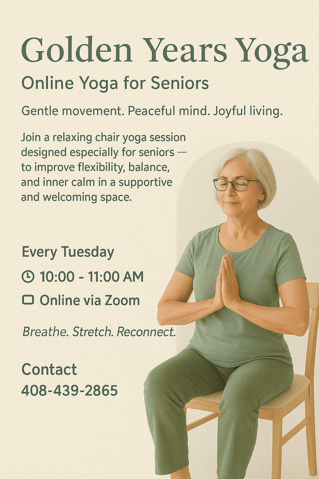 Senior Wellness Program flyer
